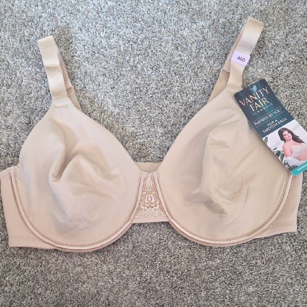 Vanity Fair Women's Cream Bra